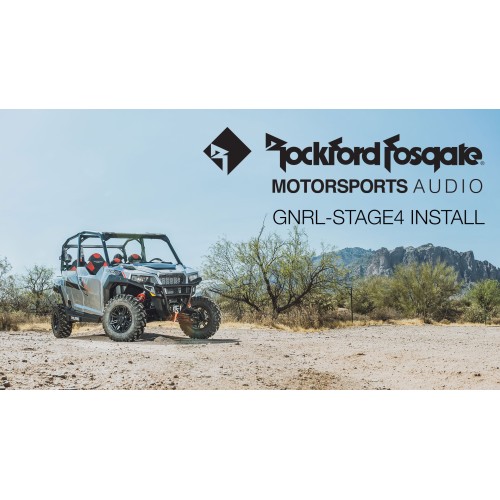 Polaris General - Rockford Fosgate Stage-4 Audio System