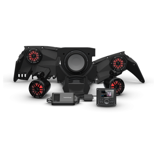 Can-Am Maverick X3 - Rockford Fosgate Stage-4 All-In-One Audio System Can-Am Maverick X3 - Rockford Fosgate Stage-4 All-In-One Audio System