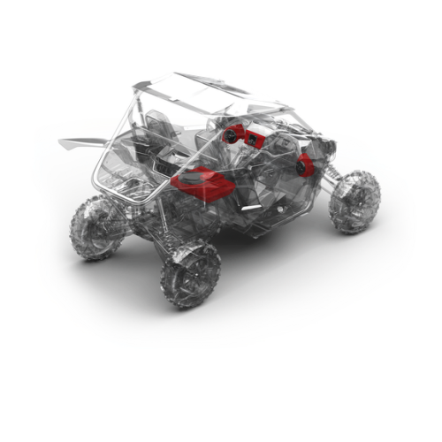 Yamaha YXZ - Rockford Fosgate Stage-3 All-In-One Audio System