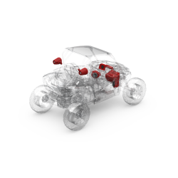 Polaris RZR 900/1000/Turbo - Rockford Fosgate Stage-5 All-In-One Audio System Polaris RZR 900/1000/Turbo - Rockford Fosgate Stage-5 All-In-One Audio System