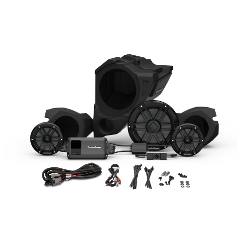 Polaris RZR 900/1000/Turbo w/ Ride Command - Rockford Fosgate Stage-3 All-In-One Audio System Polaris RZR 900/1000/Turbo w/ Ride Command - Rockford Fosgate Stage-3 All-In-One Audio System