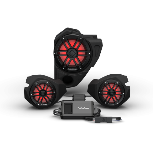 Polaris RZR 900/1000/Turbo w/ Ride Command - Rockford Fosgate Stage-3 All-In-One Audio System Polaris RZR 900/1000/Turbo w/ Ride Command - Rockford Fosgate Stage-3 All-In-One Audio System
