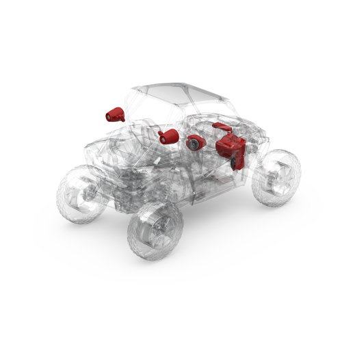 Polaris RZR 900/1000/Turbo w/ Ride Command - Rockford Fosgate Stage-5 All-In-One Audio System Polaris RZR 900/1000/Turbo w/ Ride Command - Rockford Fosgate Stage-5 All-In-One Audio System