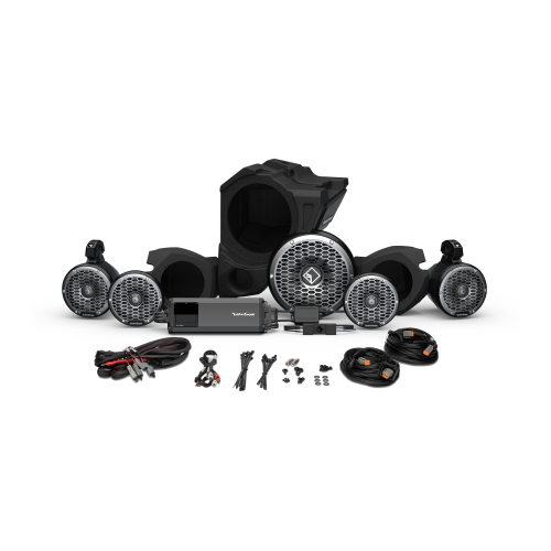 Polaris RZR 900/1000/Turbo w/ Ride Command - Rockford Fosgate Stage-5 All-In-One Audio System Polaris RZR 900/1000/Turbo w/ Ride Command - Rockford Fosgate Stage-5 All-In-One Audio System