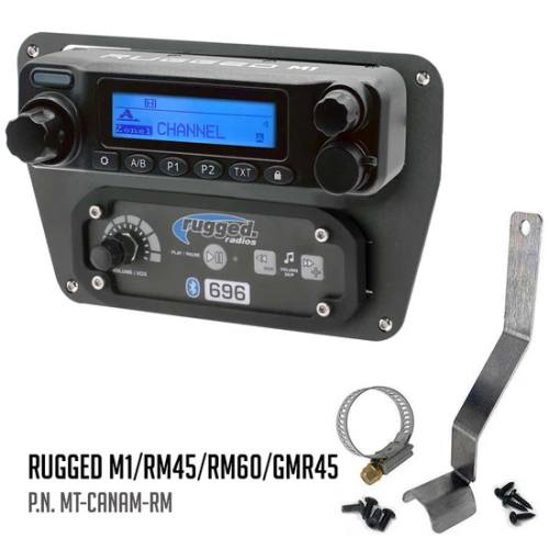 Rugged Radios Can-Am Commander Intercom and Radio Mount Rugged Radios Can-Am Commander Intercom and Radio Mount