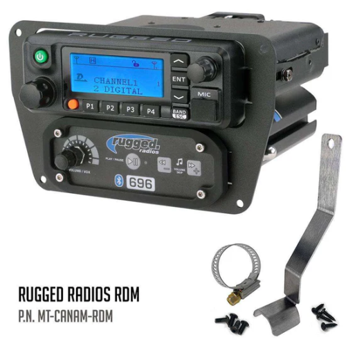 Rugged Radios Can-Am Commander Intercom and Radio Mount Rugged Radios Can-Am Commander Intercom and Radio Mount