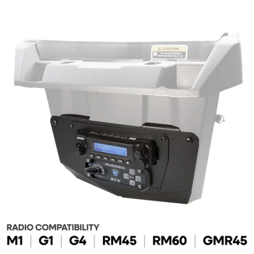 Rugged Radios Can-Am Commander and Maverick - Glove Box Multi-Mount Kit for Rugged UTV Radios and Intercoms