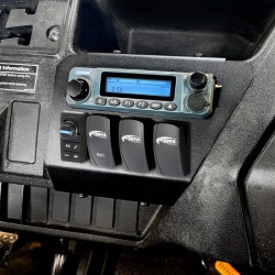 Rugged Radios Honda Pioneer Mount for Radio, Switches, or Rocker Switch Intercom Rugged Radios Honda Pioneer Mount for Radio, Switches, or Rocker Switch Intercom