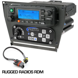 Rugged Radios Polaris RZR PRO XP, RZR Turbo R, and RZR PRO R Dash Mount Radio and Intercom