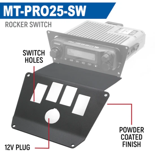 Rugged Radios Lower Accessory Panel for 2025 Polaris RZR Pro XP, Pro R, and Pro S Radio Mount Rugged Radios Lower Accessory Panel for 2025 Polaris RZR Pro XP, Pro R, and Pro S Radio Mount