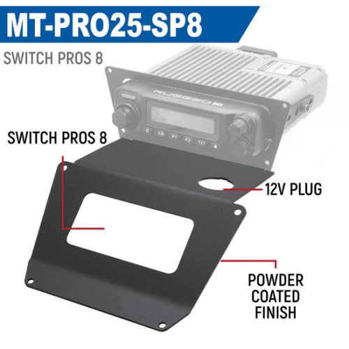 Rugged Radios Lower Accessory Panel for 2025 Polaris RZR Pro XP, Pro R, and Pro S Radio Mount Rugged Radios Lower Accessory Panel for 2025 Polaris RZR Pro XP, Pro R, and Pro S Radio Mount