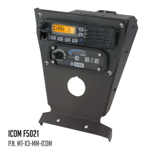 Rugged Radios Can-Am X3 Multi Mount Kit for Rugged UTV Intercoms and Radios