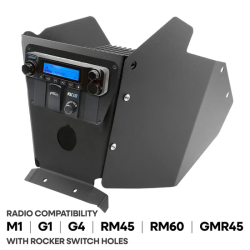 Rugged Radios Can-Am X3 Mounting Kit with Multi Mount and Side Panels Rugged Radios Can-Am X3 Mounting Kit with Multi Mount and Side Panels