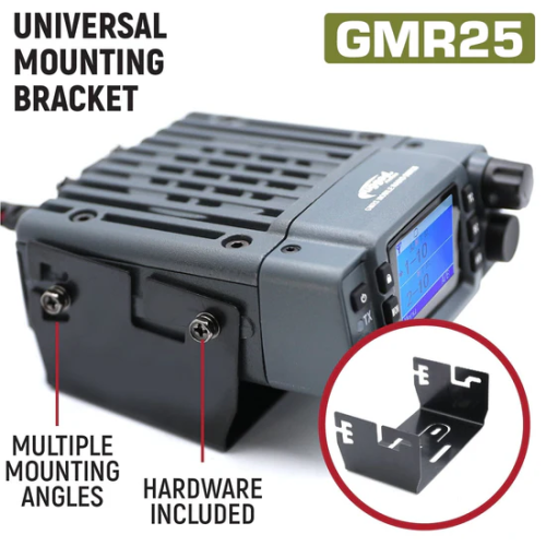 Rugged Radios Radio Kit Plus - GMR25 Waterproof GMRS Mobile Radio Kit with External Speaker