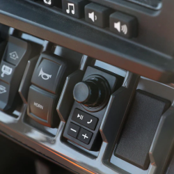 Rugged Radios Polaris RZR XP Complete Communication Kit with Rocker Switch Bluetooth Intercom and 2-Way Radio