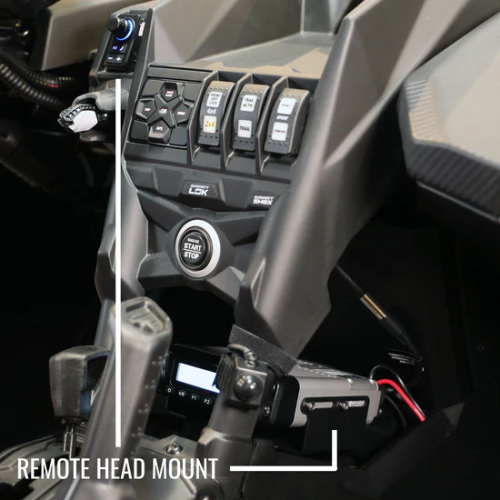 Rugged Radios Can-Am Maverick X3 Complete Communication Kit with Bluetooth Intercom and 2-Way Radio