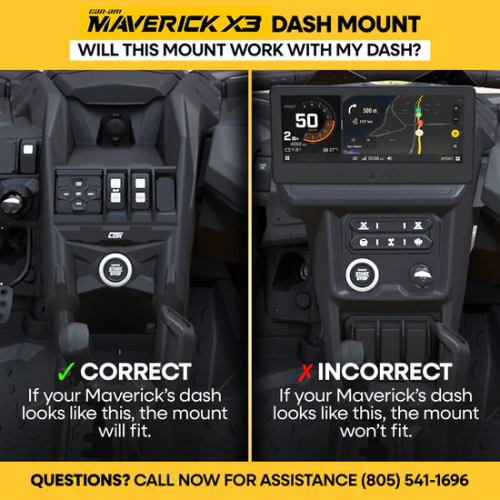 Rugged Radios Can-Am Maverick X3 Complete Communication Kit with Bluetooth Intercom and 2-Way Radio