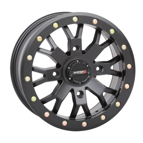 System 3 Offroad SB-4 Beadlock Black 15x10 Wheel/Rim