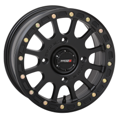System 3 OffRoad SB-5 Beadlock Black 15x10 Wheel/Rim