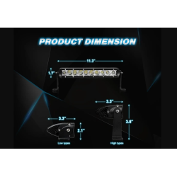 11" Light Bar & Wiring Harness