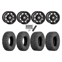 Sedona Coyote 25x8-12 & 25x10-12 Tires on HL3 Gloss Black Wheels