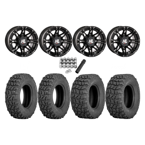 Sedona Coyote 25x8-12 & 25x10-12 Tires on HL3 Gloss Black Wheels Sedona Coyote 25x8-12 & 25x10-12 Tires on HL3 Gloss Black Wheels