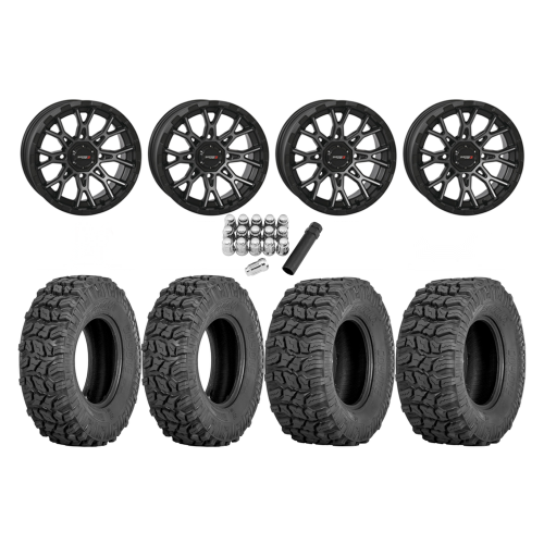 Sedona Coyote 25x8-12 & 25x10-12 Tires on ST-6 Dark Tint Wheels
