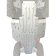 Rival Powersports Honda Pioneer 520 Alloy Central Skid Plate