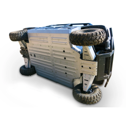 Rival Powersports Kawasaki Mule PRO DX/DXT/FX/FXT Alloy Central Skid Plate Rival Powersports Kawasaki Mule PRO DX/DXT/FX/FXT Alloy Central Skid Plate