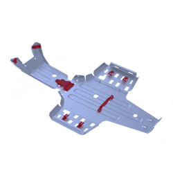 Rival Powersports Yamaha Kodiak 700 Alloy Central Skid Plate Rival Powersports Yamaha Kodiak 700 Alloy Central Skid Plate