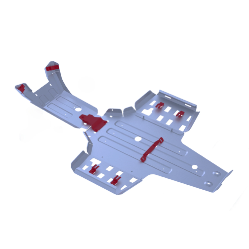 Rival Powersports Yamaha Kodiak 700 Alloy Central Skid Plate
