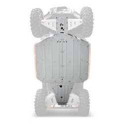 Rival Powersports Polaris Ranger 1000 Alloy Central Skid Plate 2018-2020