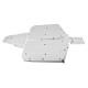 Rival Powersports Polaris Ranger 1000 Alloy Central Skid Plate 2018-2020
