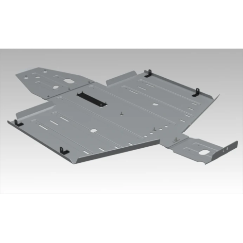 Rival Powersports Polaris General 1000 Alloy Central Skid Plate