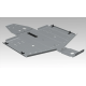 Rival Powersports Polaris General 1000 Alloy Central Skid Plate