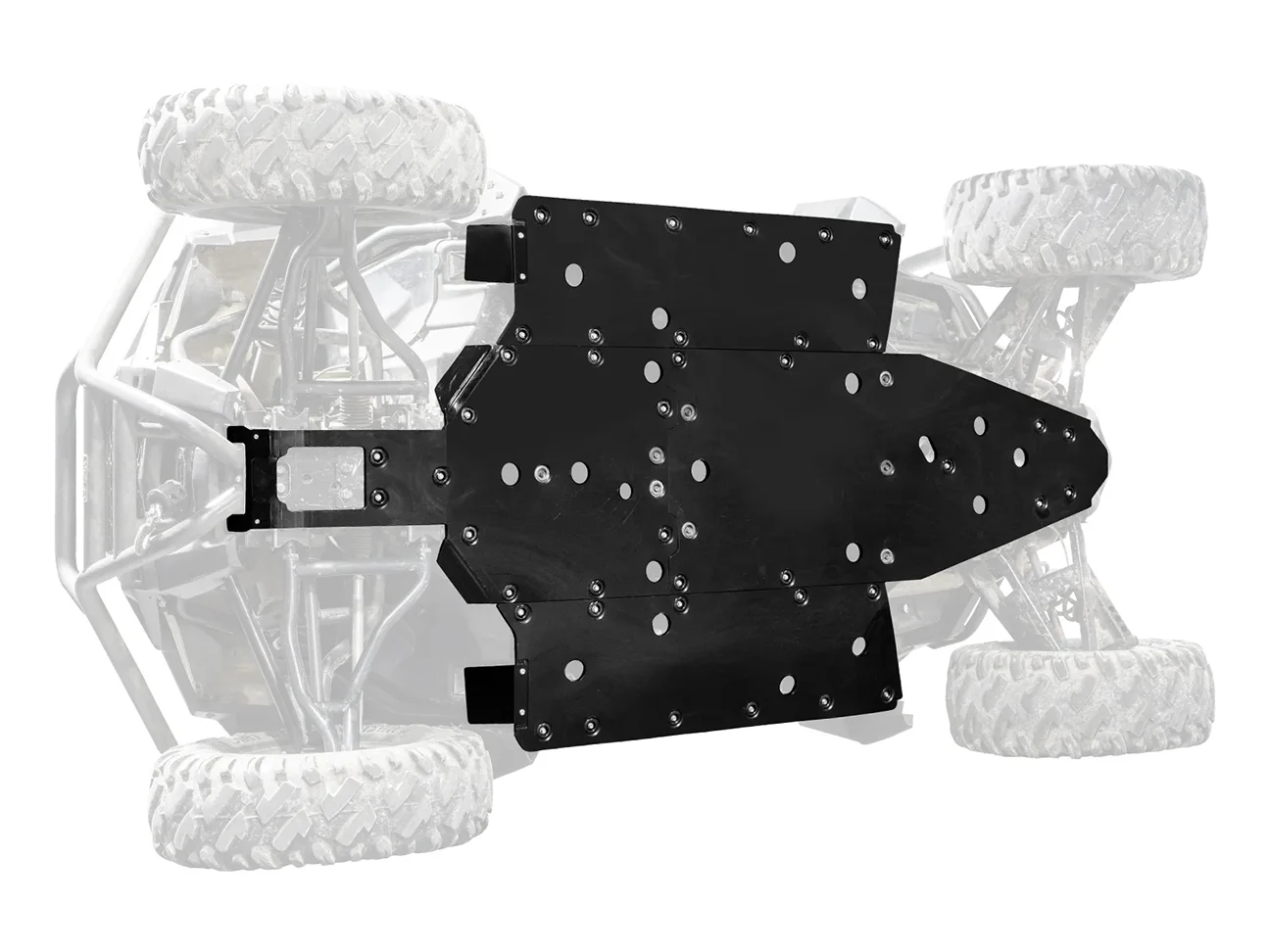 SuperATV full skid plate for Polaris RZR Trail S 900
