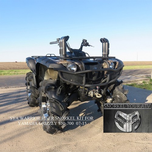 SYA Warrior Riser Snorkel kit for Yamaha Grizzly 550/700 2007-2015 SYA Warrior Riser Snorkel kit for Yamaha Grizzly 550/700 2007-2015