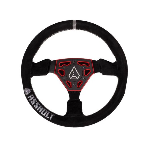 ASSAULT INDUSTRIES UNIVERSAL NAVIGATOR SUEDE UTV STEERING WHEEL