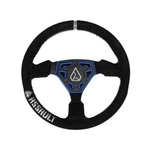 ASSAULT INDUSTRIES UNIVERSAL NAVIGATOR SUEDE UTV STEERING WHEEL