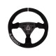 ASSAULT INDUSTRIES UNIVERSAL NAVIGATOR SUEDE UTV STEERING WHEEL