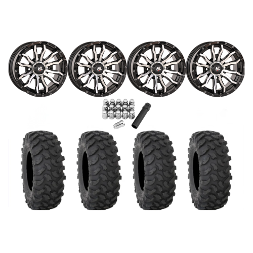 System 3 XTR370 28x10-14 Tires on HL21 Machined Wheels