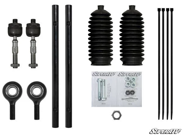 SuperATV heavy-duty tie rod kit for Polaris Ranger XP 1000 with 2 inch offset A-arms