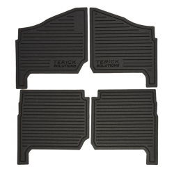 Terick Solutions Polaris Ranger Base/EPS/Premium 1000 Rubber Floor Mats (NON XP Models)