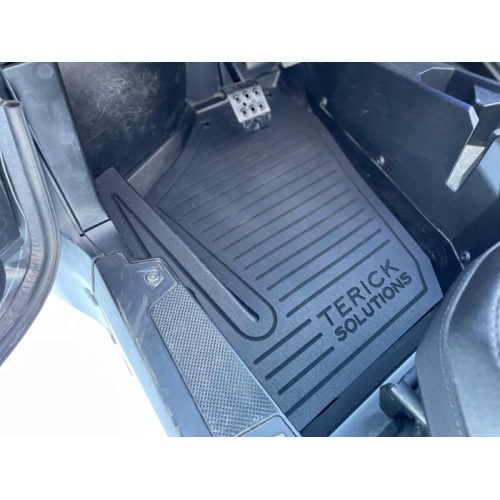Terick Solutions Polaris RZR XP 1000 Rubber Floor Mats