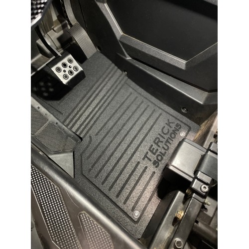 Terick Solutions Polaris RZR Pro R Rubber Floor Mats