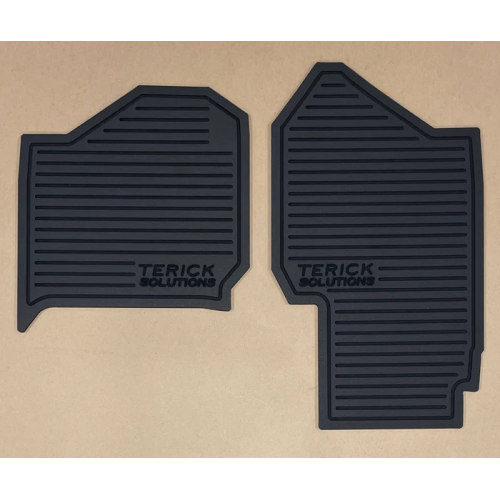 Terick Solutions Kawasaki Ridge 2-Door Rubber Floor Mats Terick Solutions Kawasaki Ridge 2-Door Rubber Floor Mats