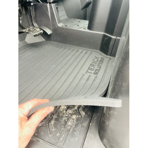 Terick Solutions Kawasaki Ridge 2-Door Rubber Floor Mats Terick Solutions Kawasaki Ridge 2-Door Rubber Floor Mats