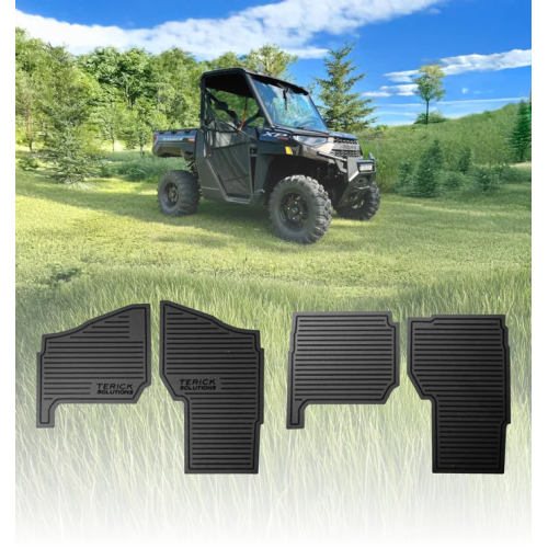 Terick Solutions Polaris Ranger XP 1000 Rubber Floor Mats