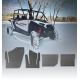 Terick Solutions Polaris RZR XP 1000 Rubber Floor Mats