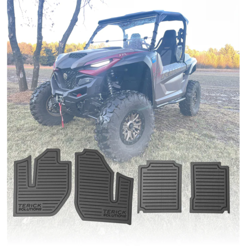 Terick Solutions Yamaha Wolverine RMAX 2 1000 & Wolverine X2 Rubber Floor Mats